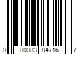 Barcode Image for UPC code 080083847167