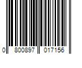 Barcode Image for UPC code 0800897017156