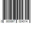 Barcode Image for UPC code 0800897024314