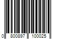 Barcode Image for UPC code 0800897100025