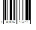 Barcode Image for UPC code 0800897184315