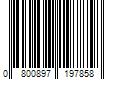 Barcode Image for UPC code 0800897197858