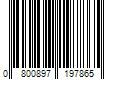 Barcode Image for UPC code 0800897197865