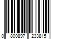 Barcode Image for UPC code 0800897233815