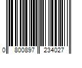 Barcode Image for UPC code 0800897234027