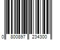 Barcode Image for UPC code 0800897234300