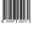 Barcode Image for UPC code 0800897250270