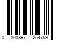 Barcode Image for UPC code 0800897254759