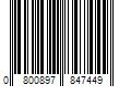 Barcode Image for UPC code 0800897847449