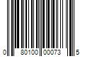 Barcode Image for UPC code 080100000735