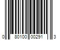 Barcode Image for UPC code 080100002913