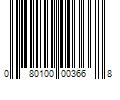 Barcode Image for UPC code 080100003668