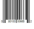 Barcode Image for UPC code 080100006652