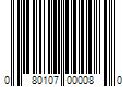 Barcode Image for UPC code 080107000080