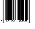 Barcode Image for UPC code 0801100492029