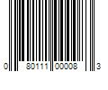 Barcode Image for UPC code 080111000083