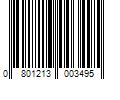 Barcode Image for UPC code 0801213003495