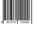 Barcode Image for UPC code 0801310120026