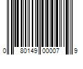 Barcode Image for UPC code 080149000079