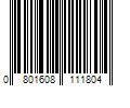 Barcode Image for UPC code 0801608111804