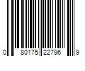 Barcode Image for UPC code 080175227969