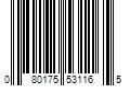 Barcode Image for UPC code 080175531165