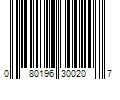 Barcode Image for UPC code 080196300207