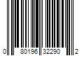 Barcode Image for UPC code 080196322902