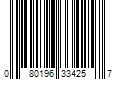 Barcode Image for UPC code 080196334257