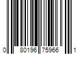 Barcode Image for UPC code 080196759661