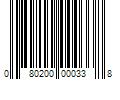 Barcode Image for UPC code 080200000338