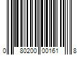 Barcode Image for UPC code 080200001618