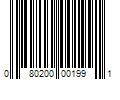 Barcode Image for UPC code 080200001991