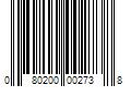 Barcode Image for UPC code 080200002738