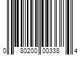 Barcode Image for UPC code 080200003384