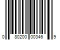 Barcode Image for UPC code 080200003469