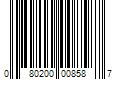 Barcode Image for UPC code 080200008587