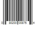 Barcode Image for UPC code 080200008754