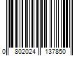 Barcode Image for UPC code 0802024137850