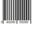 Barcode Image for UPC code 0802090002090