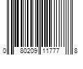 Barcode Image for UPC code 080209117778