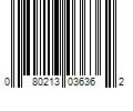 Barcode Image for UPC code 080213036362