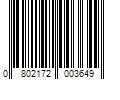 Barcode Image for UPC code 0802172003649