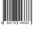 Barcode Image for UPC code 0802178443333