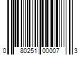 Barcode Image for UPC code 080251000073