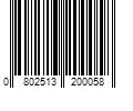 Barcode Image for UPC code 0802513200058