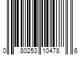 Barcode Image for UPC code 080253104786