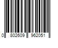 Barcode Image for UPC code 0802609962051