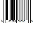 Barcode Image for UPC code 080275000059