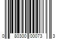 Barcode Image for UPC code 080300000733